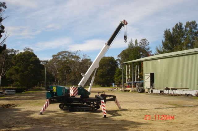 spider crawler crane