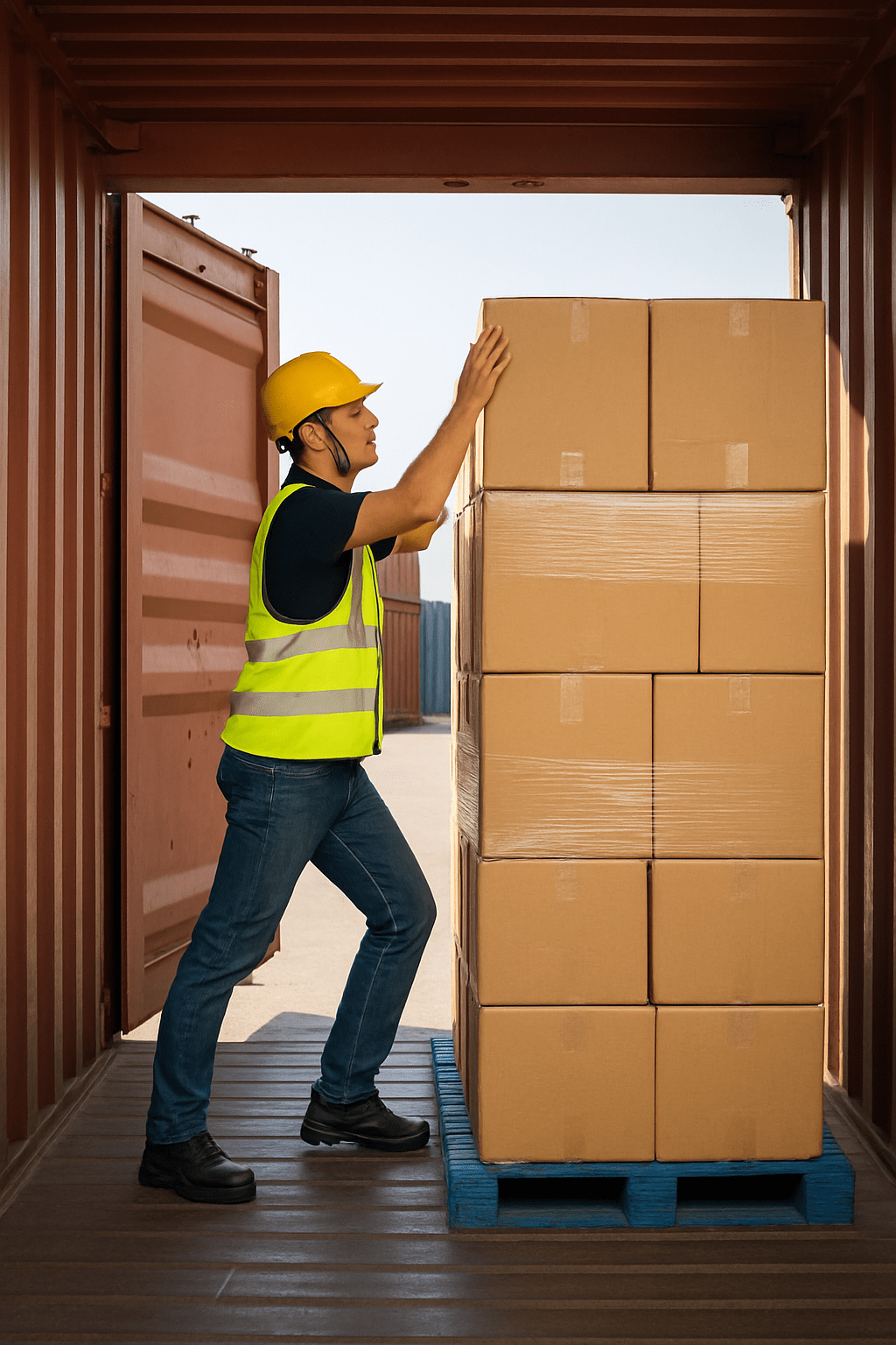Container packing